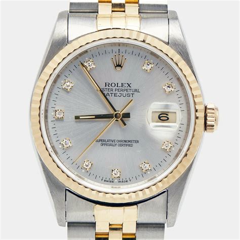 fake rolex 16233 18k diamonds|rolex authenticity check.